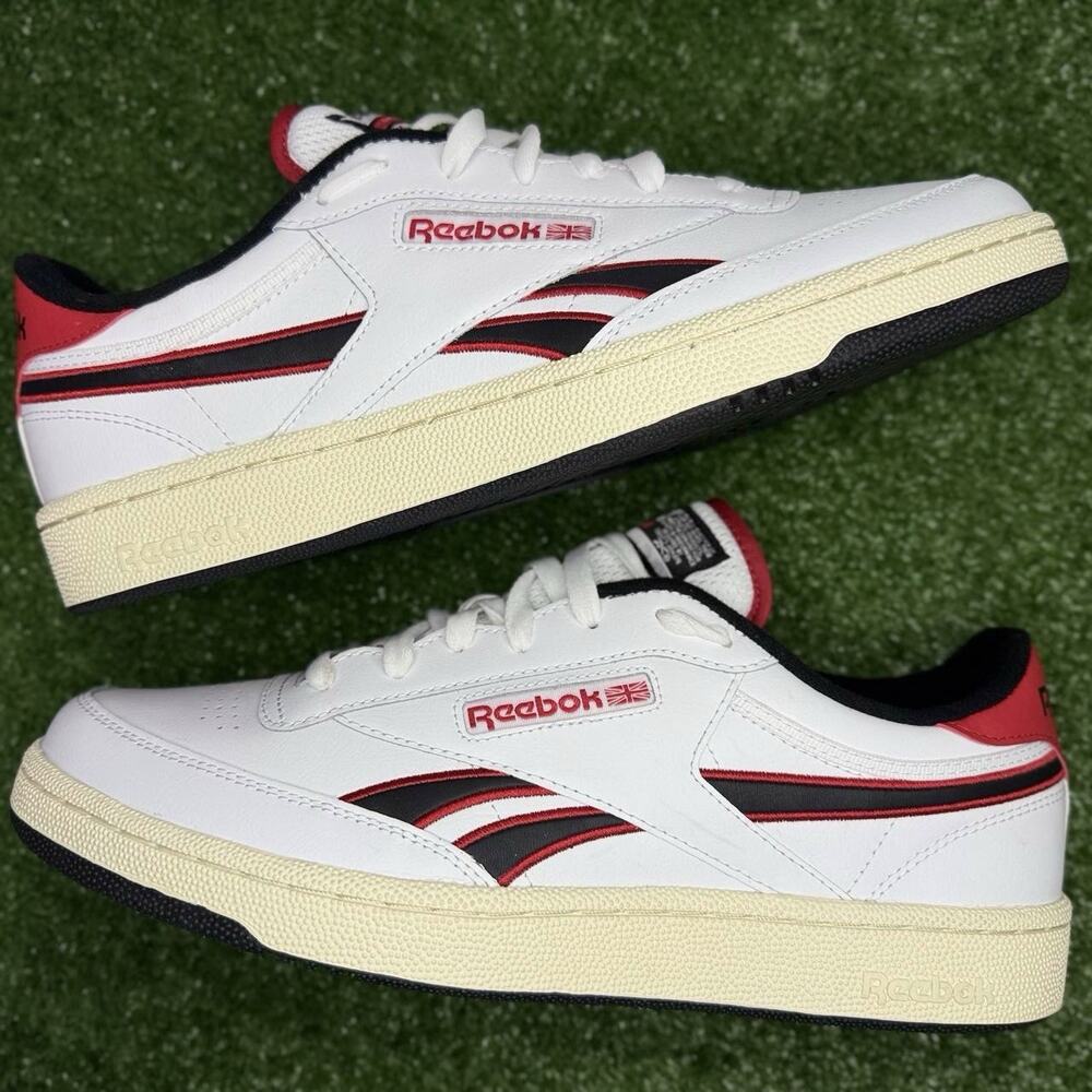 Reebok Club C Revenge White Red Black Men’s Size 12 New No Box